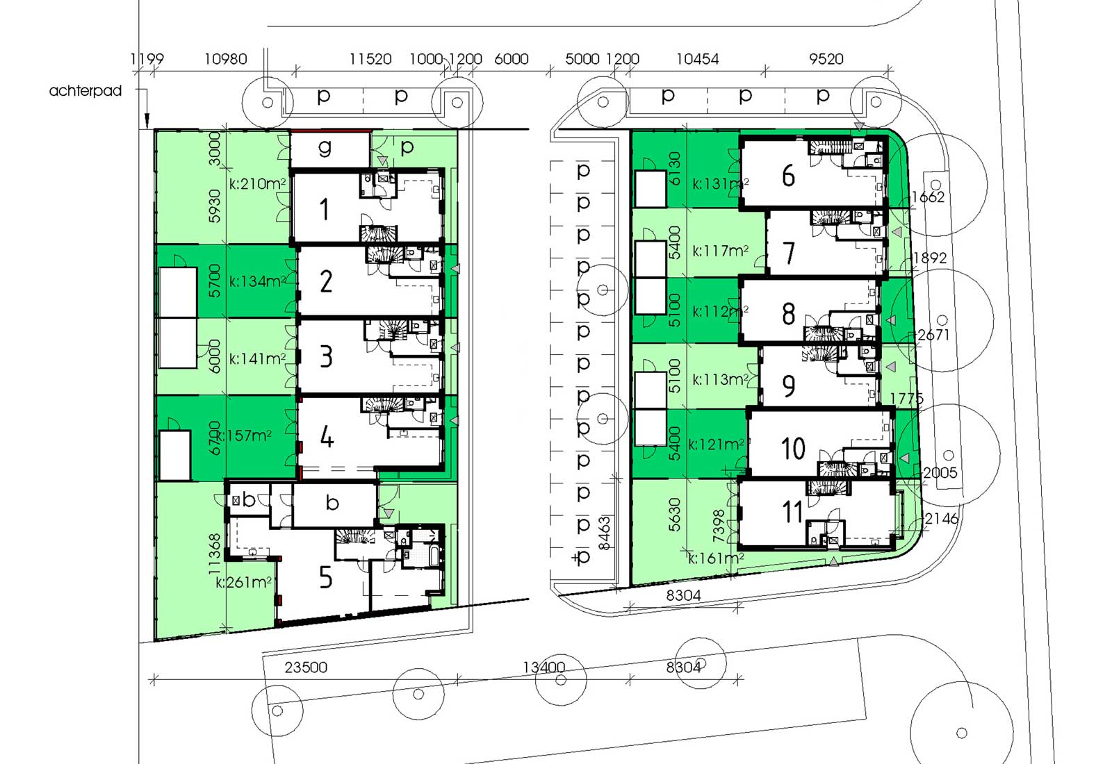 Bodegraven Weideveld CPO - Situatietekening