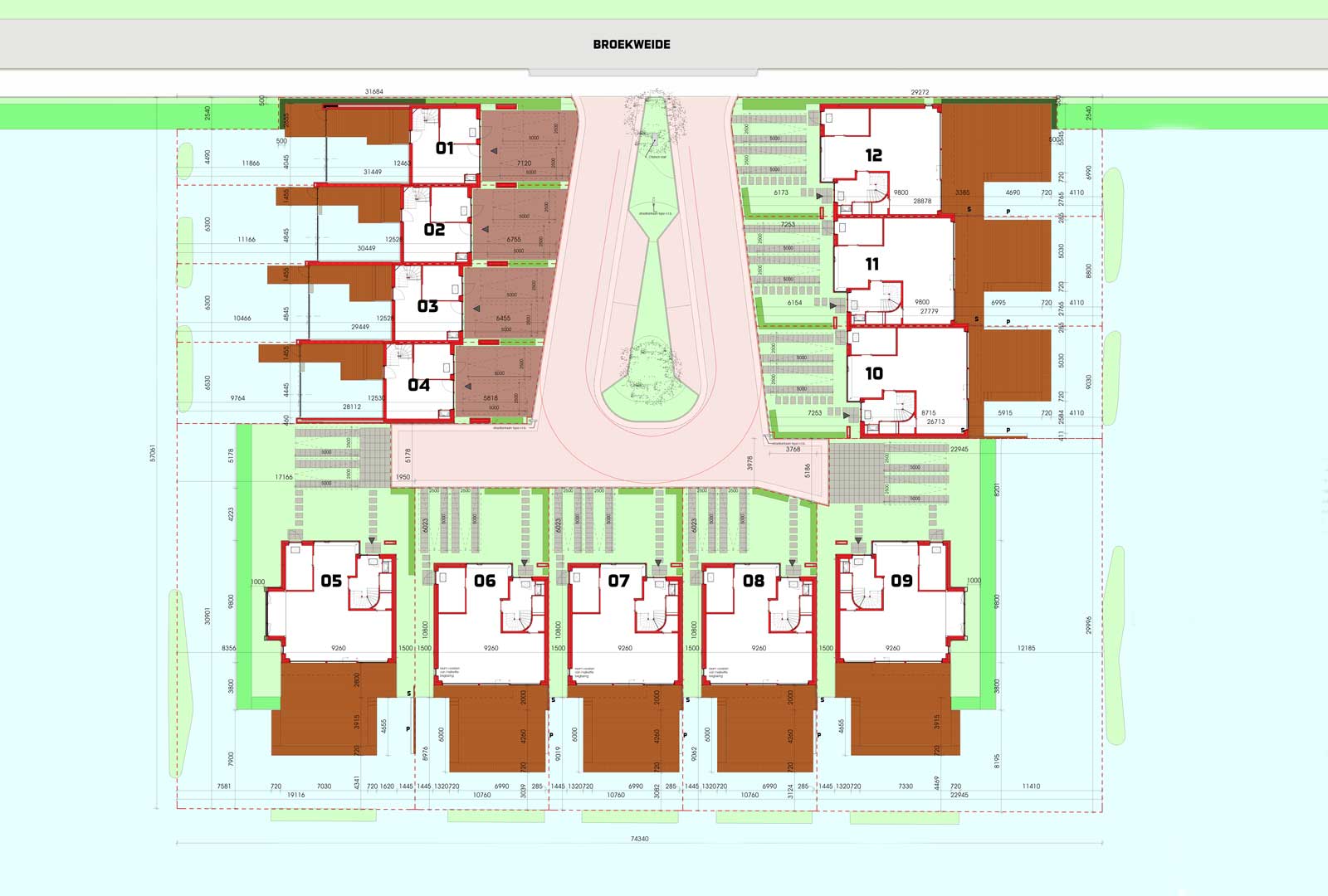 situatietekening - havenwoningen Oude Tol Reeuwijk