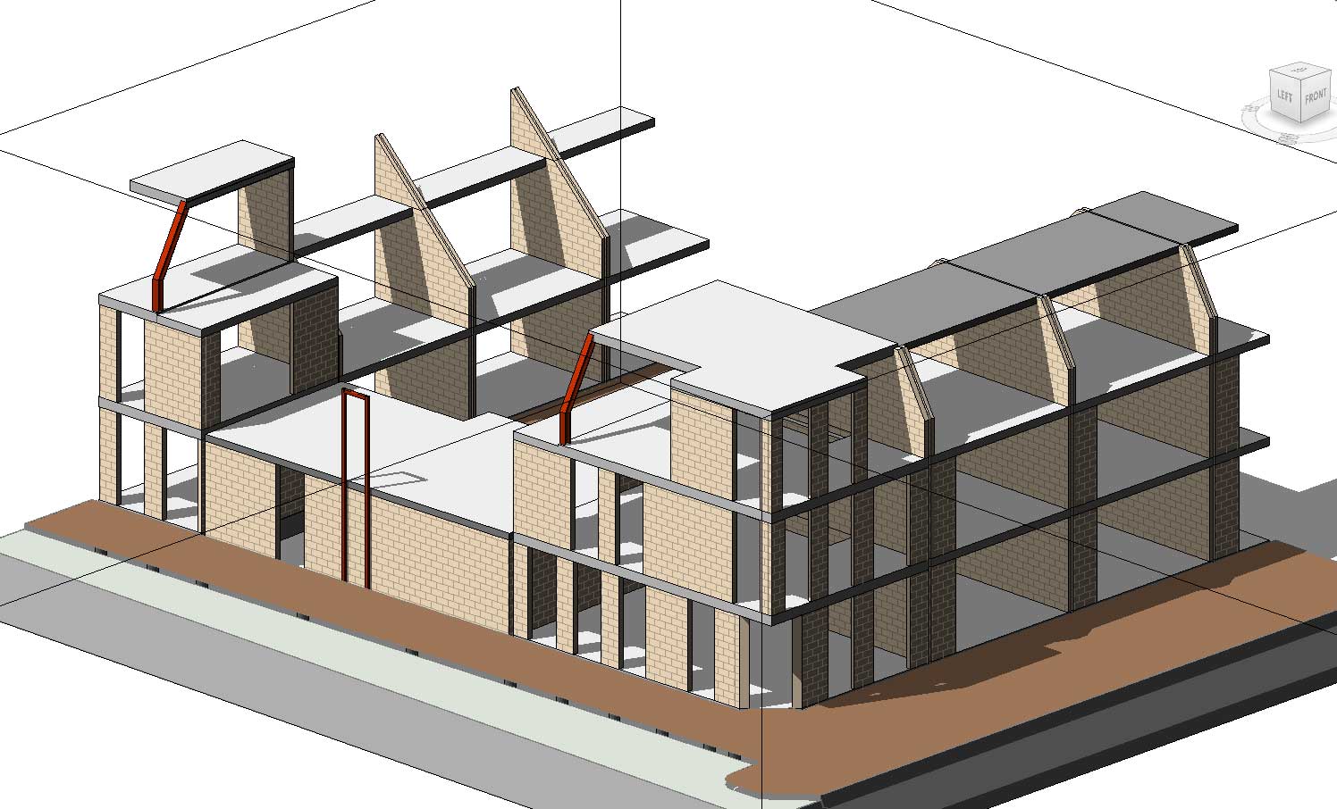 BIM model constructeur - Utrecht De Novelle stadswoningen