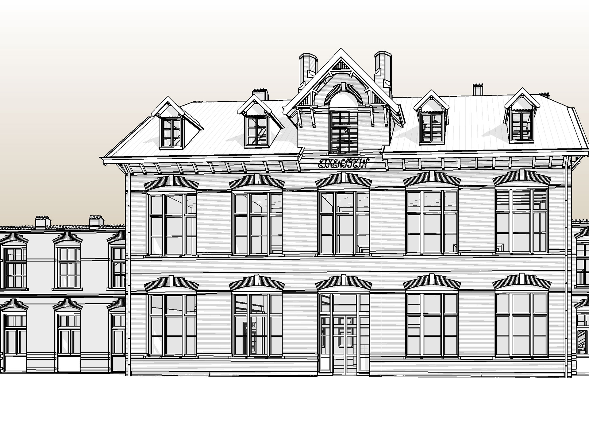 perspectief voorgevel Eikenstein Zeist
