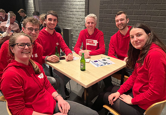 Team rood kennisquiz Lions Club Bodegraven