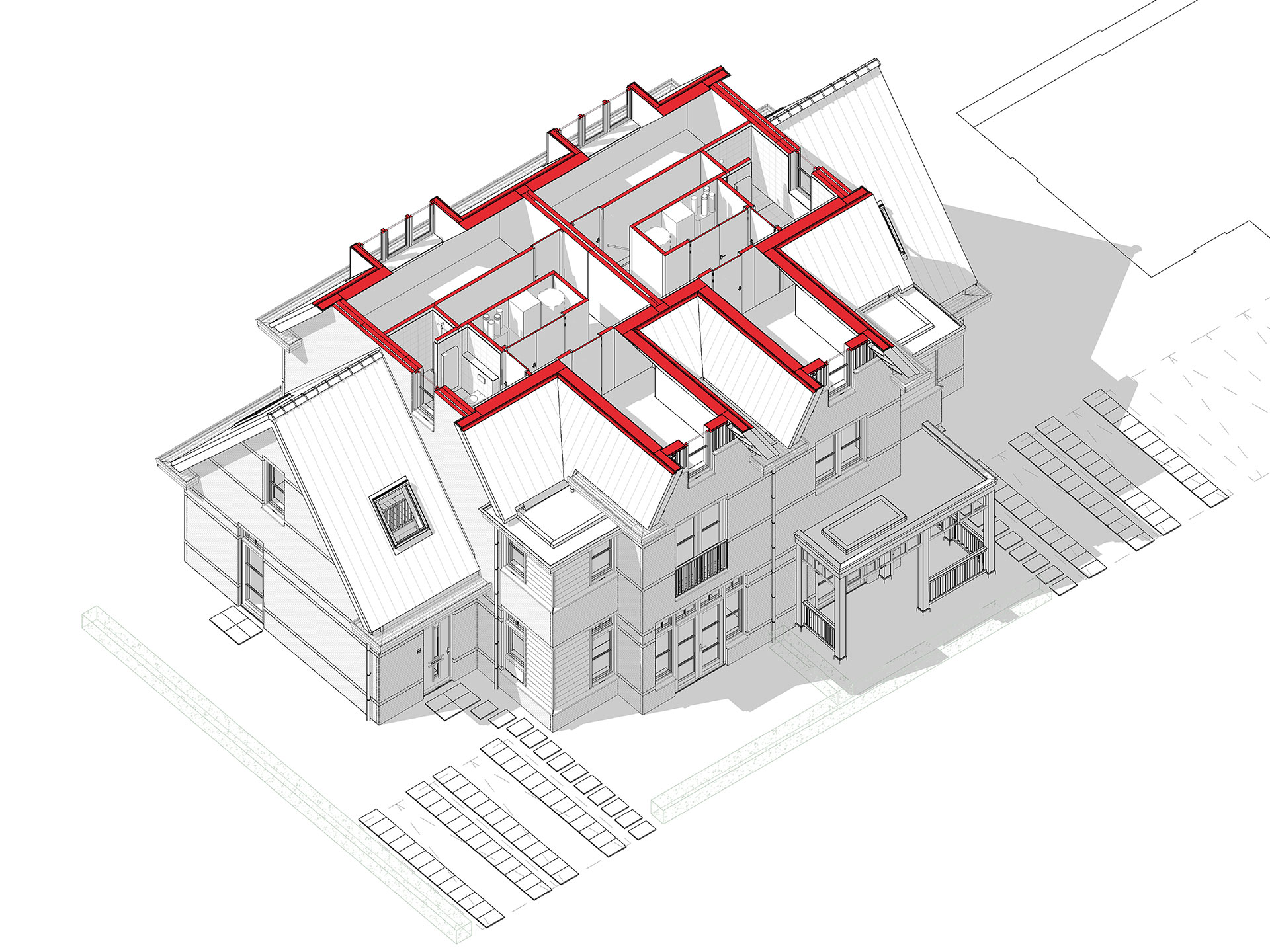 Jonge Veenen fase 3 Moerkapelle isometrie blok 17
