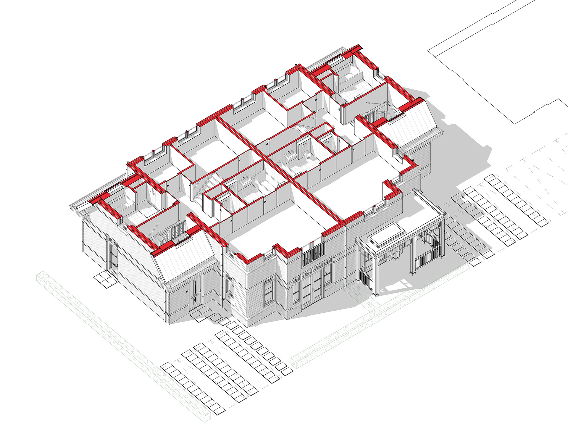 Jonge Veenen fase 3 Moerkapelle isometrie blok 17