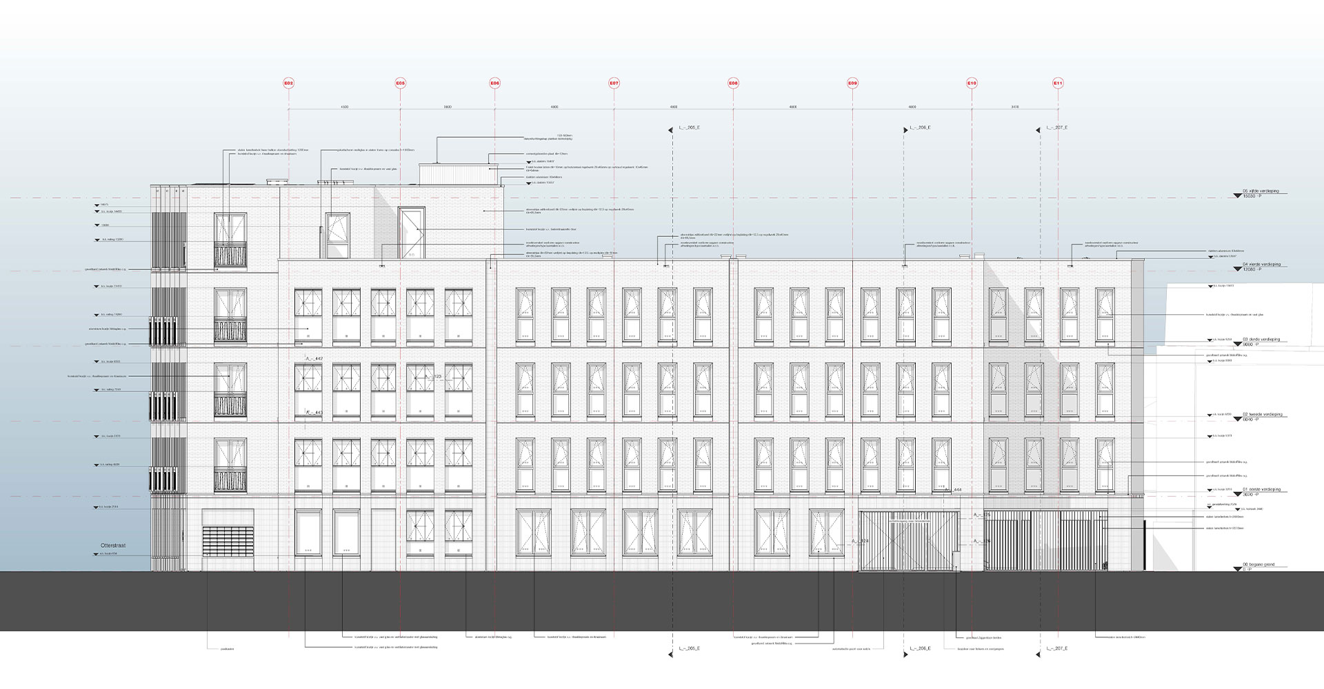 Oudenoord Utrecht rechter zijgevel stroomstraat