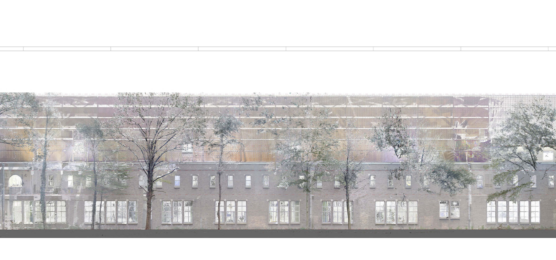 Eemklooster Amersfoort pointcloud gevel