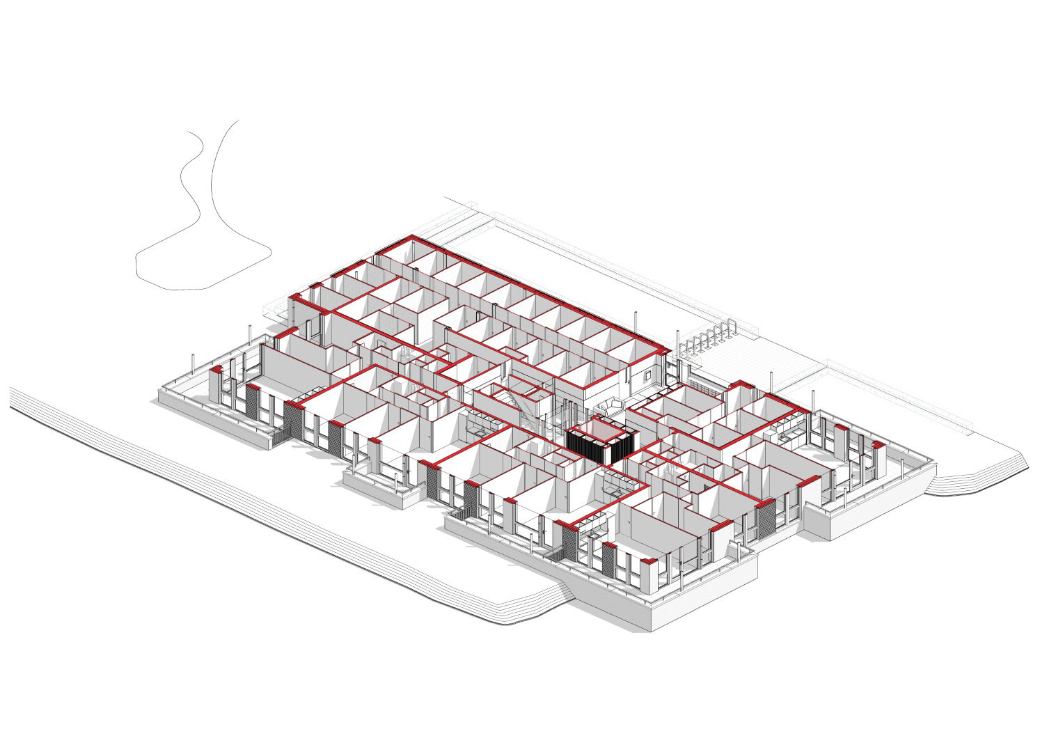 Woongebouw woonpartners Moerkapelle isometrie